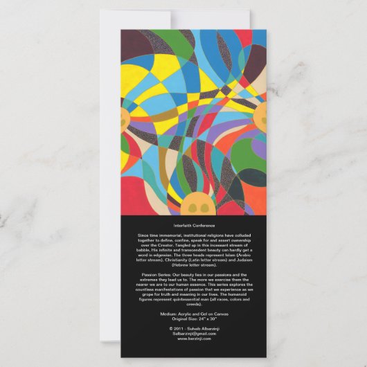 Interfaith Conference and Splendor - Long Card (Front)