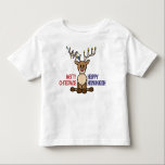 Interfaith Hanukkah/Christmas Toddler T-Shirt<br><div class="desc">Ever have to choose between a Hanukkah or Christmas outfit for the holidays when you celebrate both? Say goodbye to choosing one over the other with this adorable interfaith toddler t-shirt!</div>