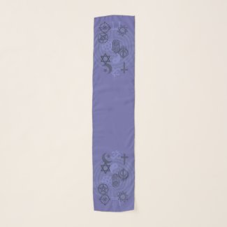 Interfaith Minister Stole (Muted Purple) Scarf