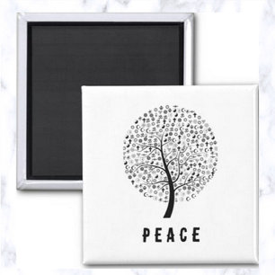 Interfaith Peace Tree Magnet