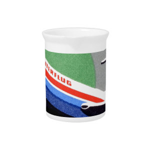 INTERFLUG - National Airline of DDR, East Germany Beverage Pitcher