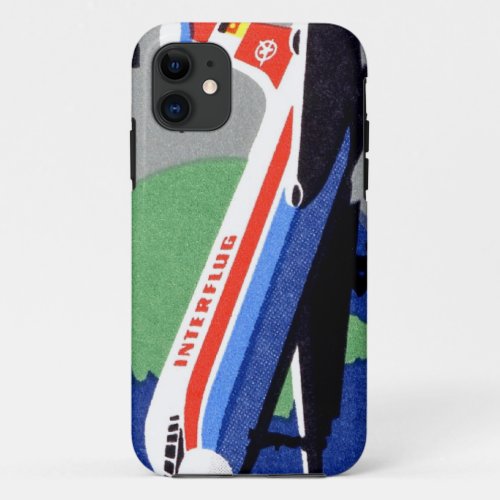 INTERFLUG _ National Airline of DDR East Germany iPhone 11 Case