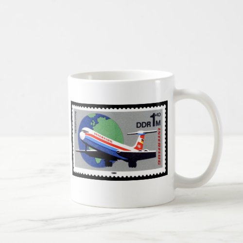 INTERFLUG _ National Airline of DDR East Germany Coffee Mug