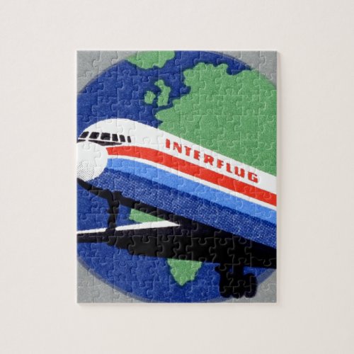 INTERFLUG _ National Airline of DDR East Germany Jigsaw Puzzle