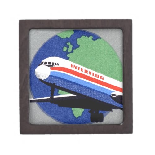 INTERFLUG _ National Airline of DDR East Germany Keepsake Box