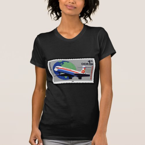 INTERFLUG _ National Airline of DDR East Germany T_Shirt