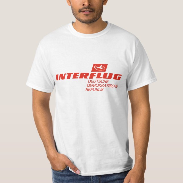 Interflug, National Airline of East Germany! T-Shirt (Front)