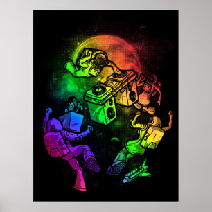 Intergalactic Disco Poster