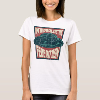 Intergalactic federation badge distressed T-Shirt