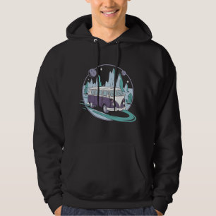Intergalactic Roadtrip – Psychedelic Space Van Hoodie