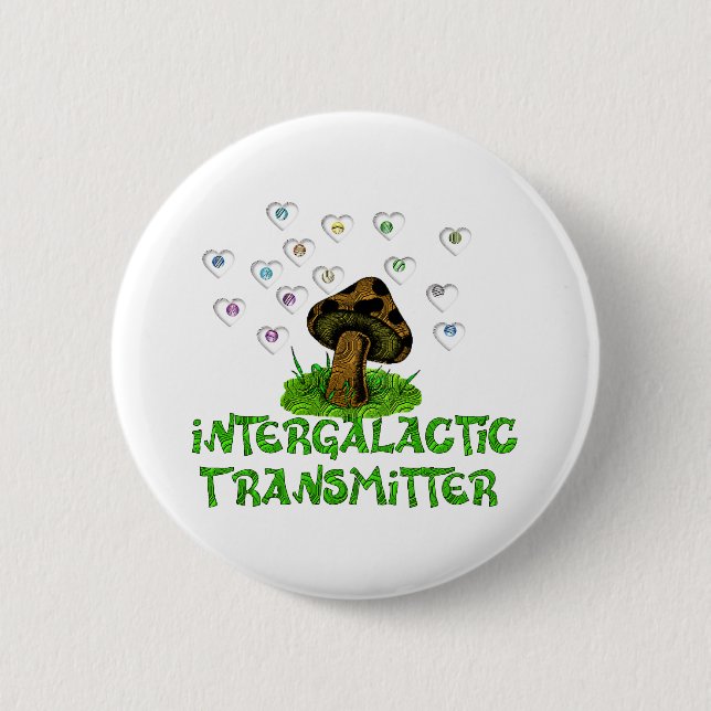 Intergalactic Transmitter Button (Front)