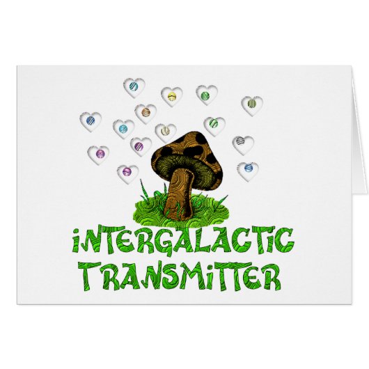 Intergalactic Transmitter Cards (Front Horizontal)
