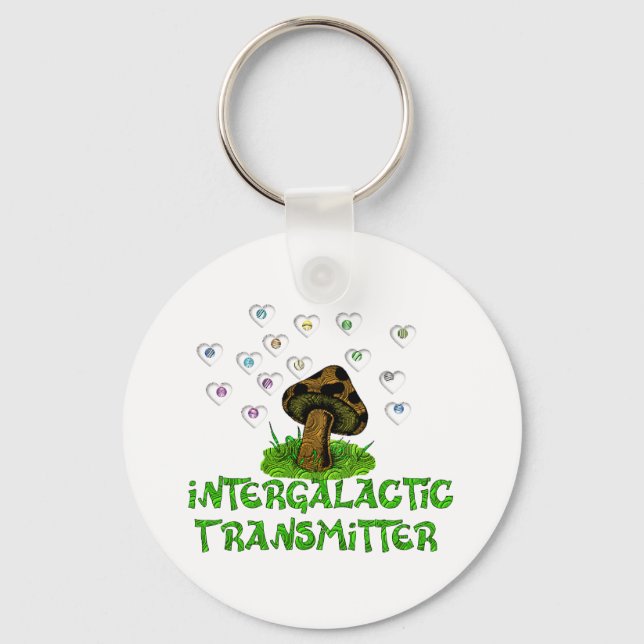 Intergalactic Transmitter Keychain (Front)