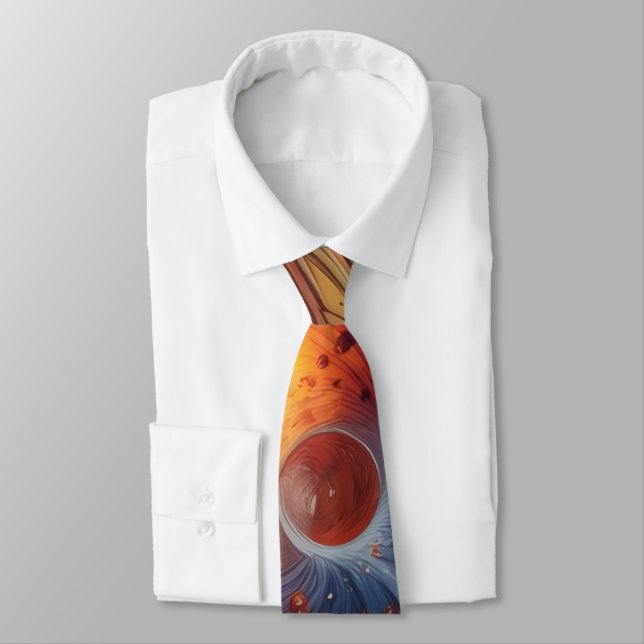 Intergalactic vortex of Harmony  Neck Tie (Tied)