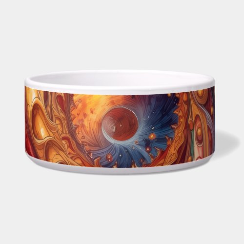 Intergalactic vortex of Harmony pet Bowl
