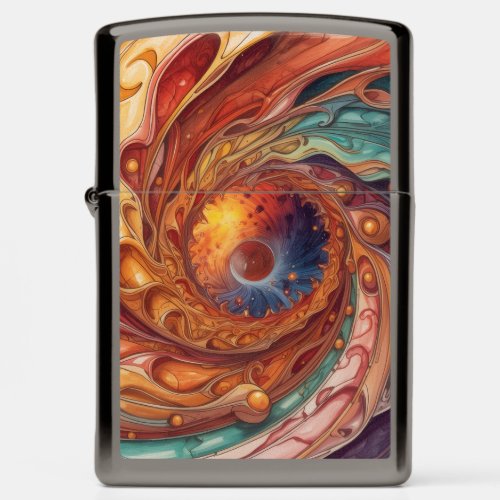 Intergalactic vortex of Harmony Zippo Lighter