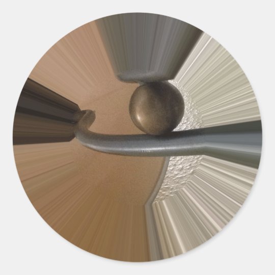 Interior 2 classic round sticker