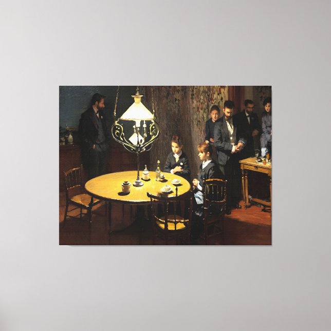 Interior, After Dinner Canvas Print (Front)