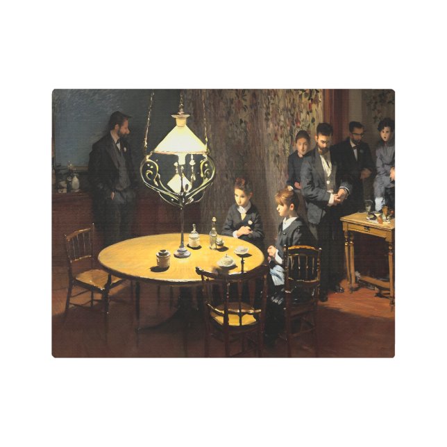 Interior, After Dinner Metal Print (Front)