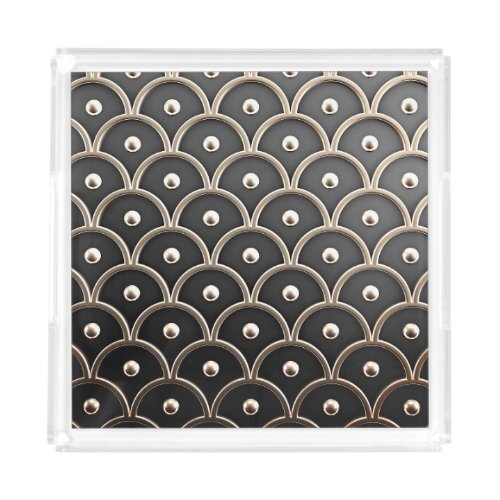 Interior Architectural 3D Rendered Pattern Acrylic Tray