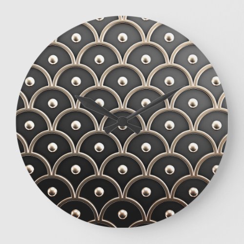 Interior Architectural 3D Rendered Pattern Large Clock