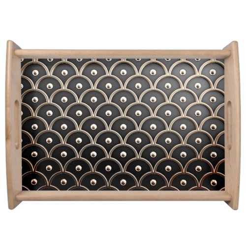 Interior Architectural 3D Rendered Pattern Serving Tray