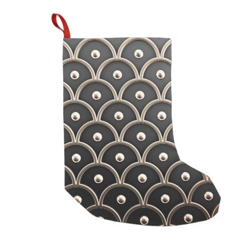 Interior Architectural 3D Rendered Pattern Small Christmas Stocking
