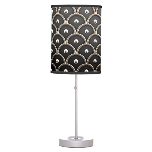 Interior Architectural 3D Rendered Pattern Table Lamp