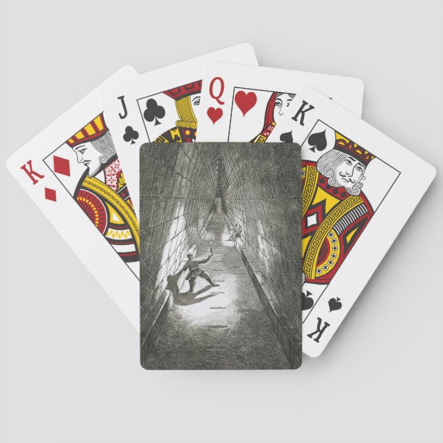 Interior Ascent of a Pyramid, c.1780 (engraving) Poker Cards (Back)