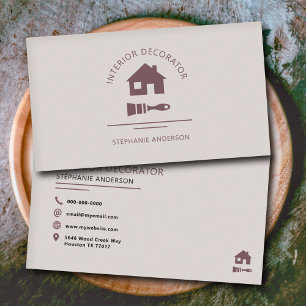 Interior Decorator Business Card
