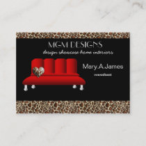 interior decorator Business Cards