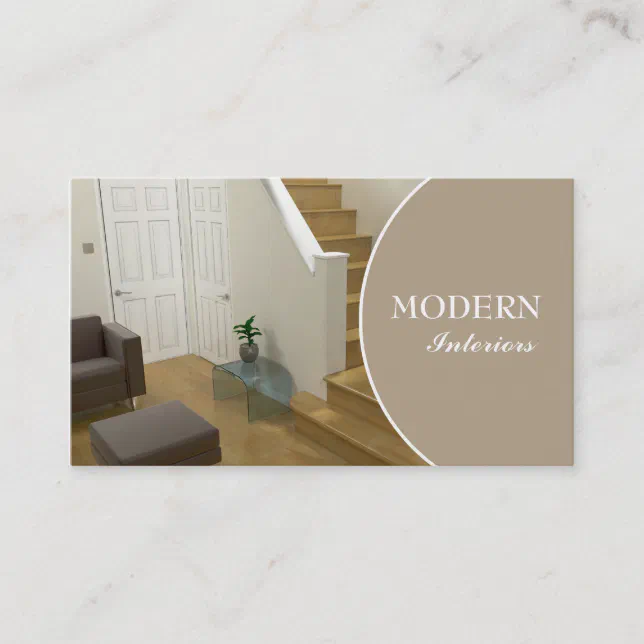 Interior Design Business Card | Zazzle