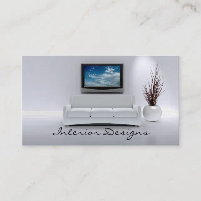 Interior Design Business Card | Zazzle