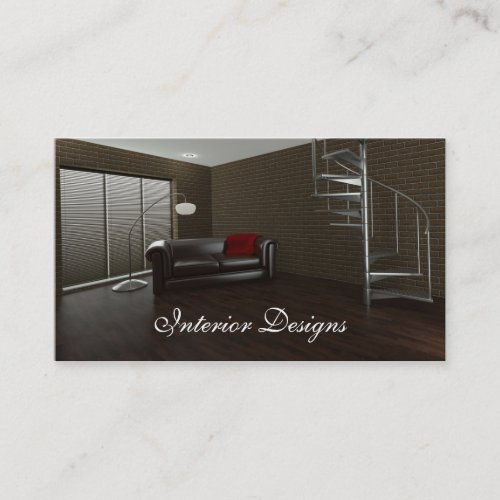 Interior Design Business Card