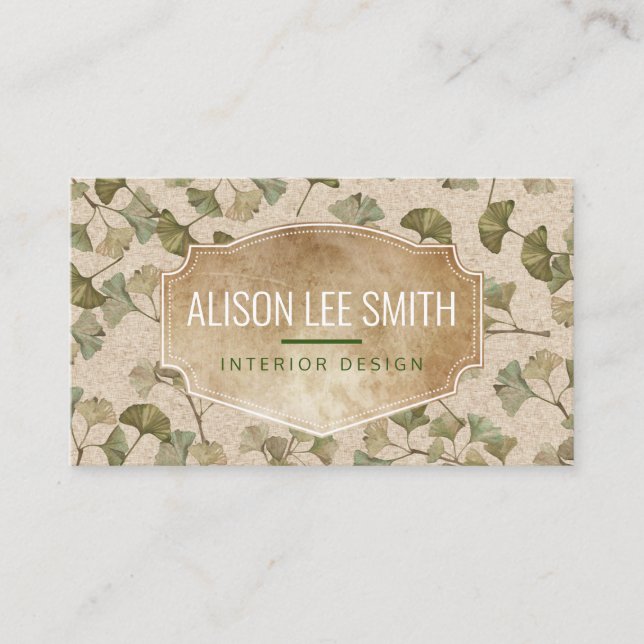 Interior Design Business Card (Front)