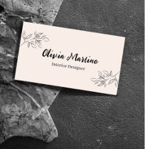 Interior Design Business Card