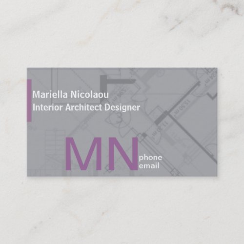 Interior Design Business Card