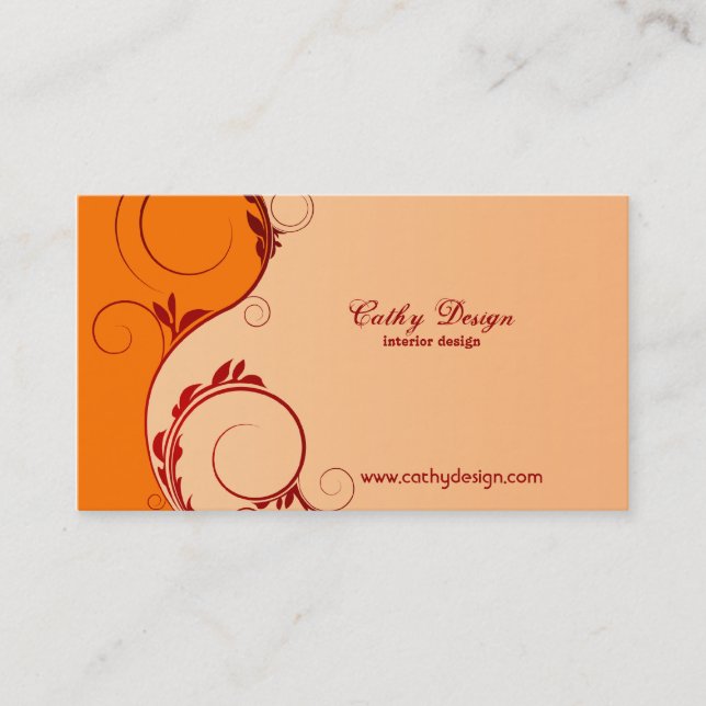 Interior Design Business Cards (Front)