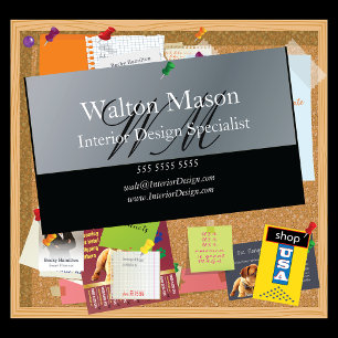 Interior Design 🏆 Custom Modern Decor Specialist Business Card