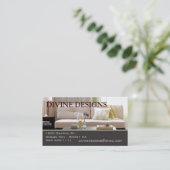 Interior Design - Customized Business Card (Standing Front)