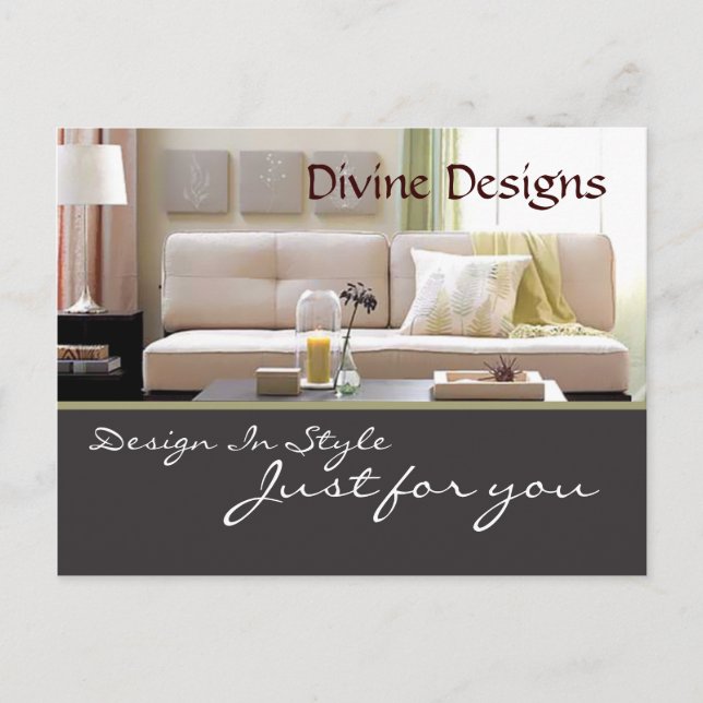 Interior Design - Customized Postcard (Front)