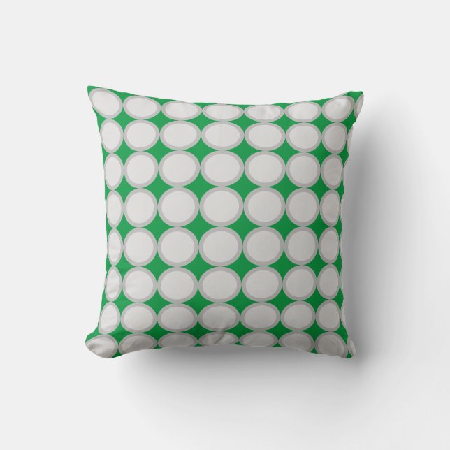 Interior Design | Decorative Circles Throw Pillow (Front)