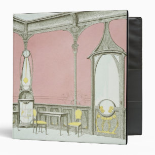 Interior design for a brasserie, illustration from binder