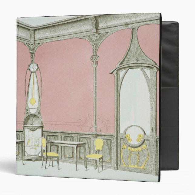 Interior design for a brasserie, illustration from binder (Front/Inside)