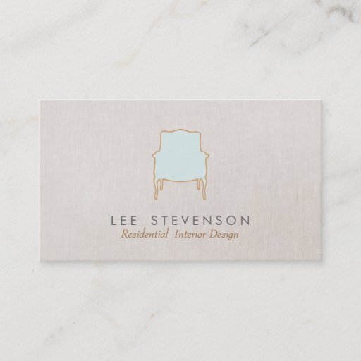 Customizable Interior Design  Business Card