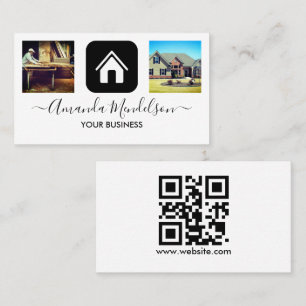 interior design furniture estate agent building business card