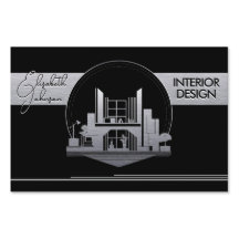 Interior Design or Architect Logo Black and Steel