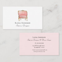 Interior Design Pink French Chair