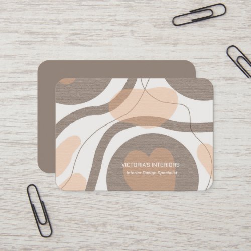 Interior Design Specialist  Business Card