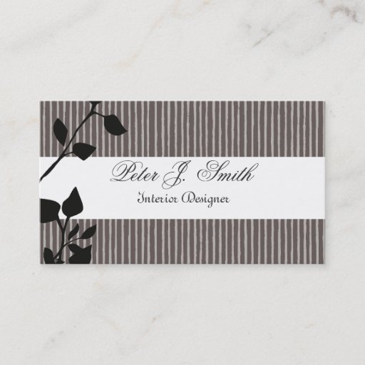 Customizable Home Fashions Interior Designer Business Card Templates